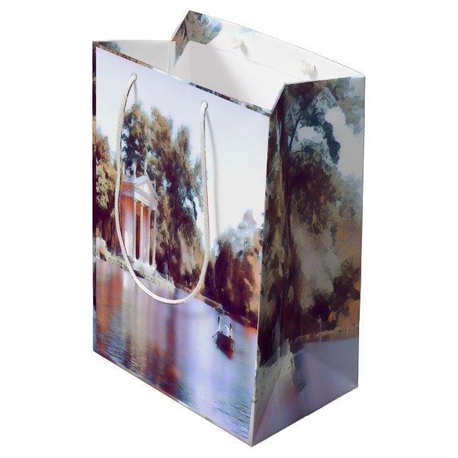 ldp VILLA BORGHESE GARDENS - Rome - Medium Gift Bag (Back Angled)