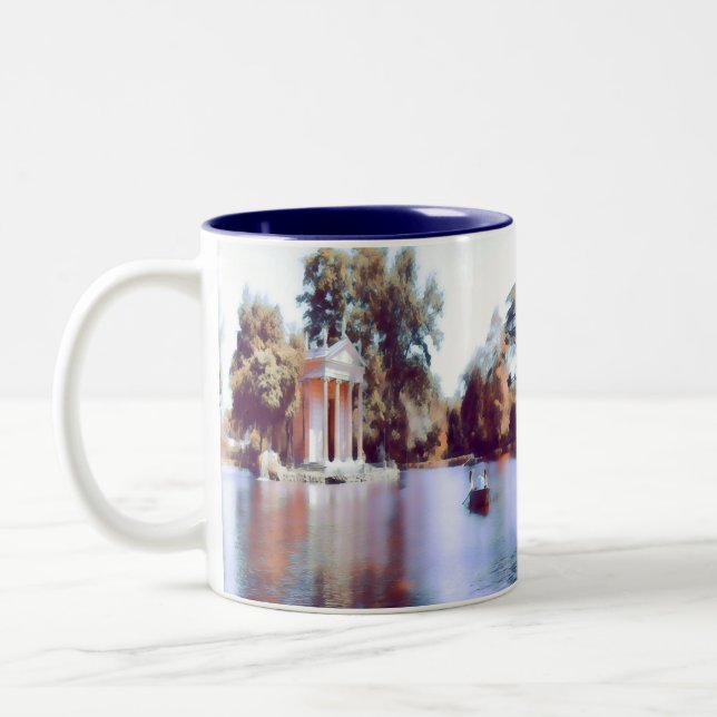 ldp VILLA BORGHESE GARDENS - Rome - Two-Tone Coffee Mug (Left)
