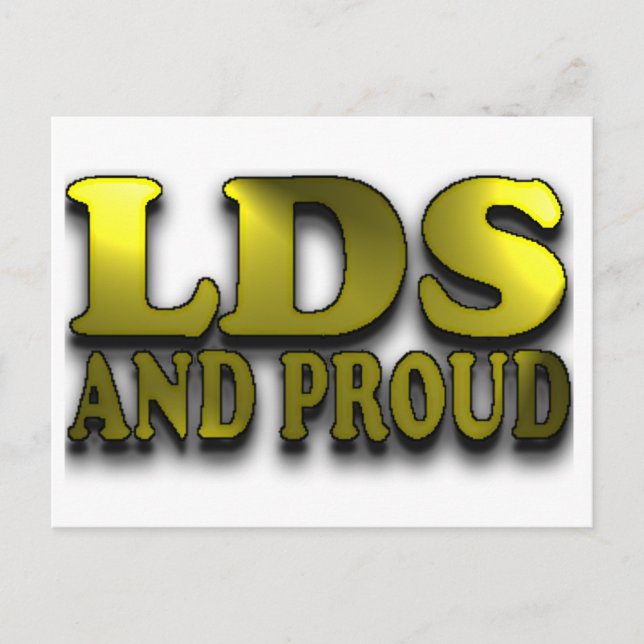 LDS and Proud Postcard (Front)