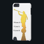 LDS Angel Moroni Ipod Case<br><div class="desc">Let your friends know that you Know It, Live It and Love the gospel. :) it's pretty cool.</div>
