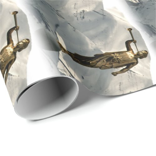 LDS Angel Moroni Wrapping Paper