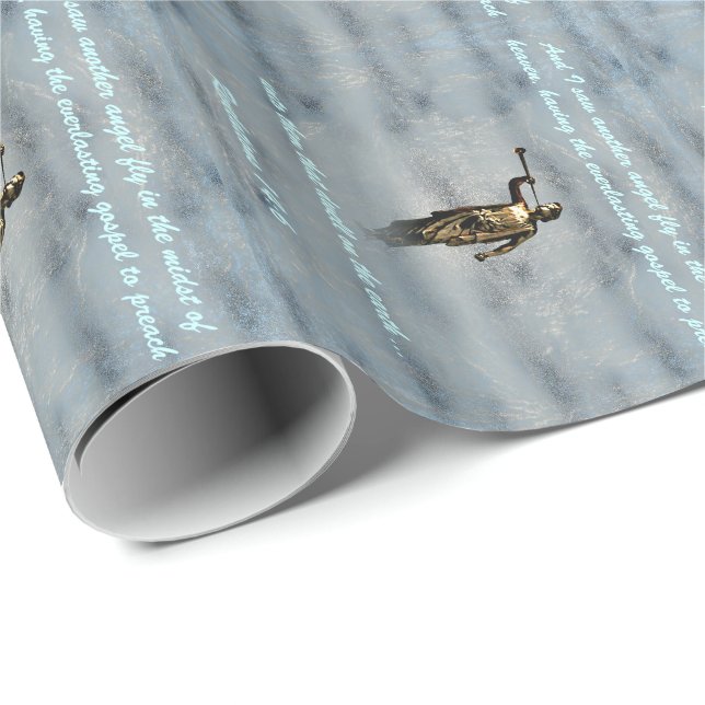 LDS Angel Moroni Wrapping Paper (Roll Corner)