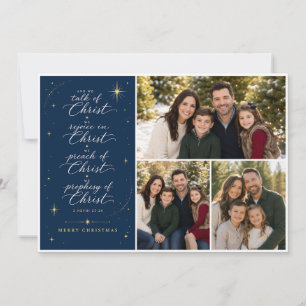 LDS Christmas Book of Mormon Scripture Holiday Card