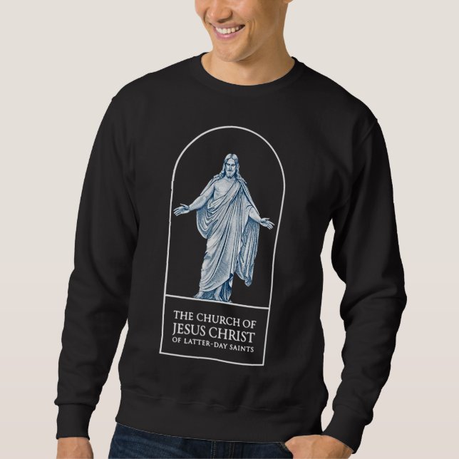 LDS Church Church of Jesus Christ Logo Mormons Sweatshirt (Front)