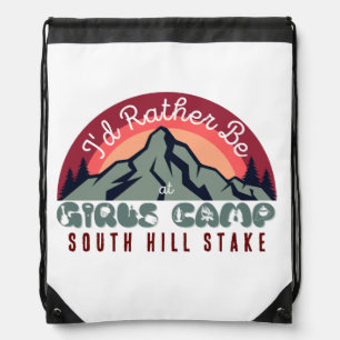 LDS Girls Camp YW Camp Custom Draw String Backpack
