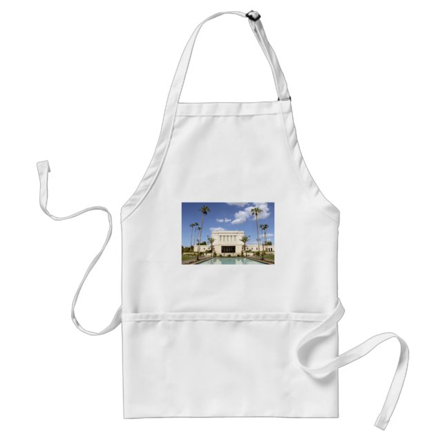 lds mesa arizona temple mormon picture adult apron (Front)