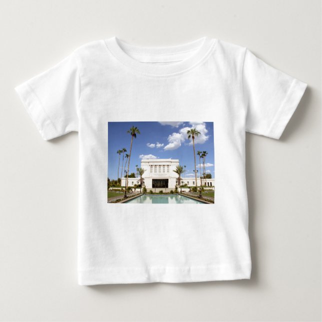 lds mesa arizona temple mormon picture baby T-Shirt (Front)
