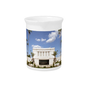 lds mesa arizona temple mormon picture beverage pitcher