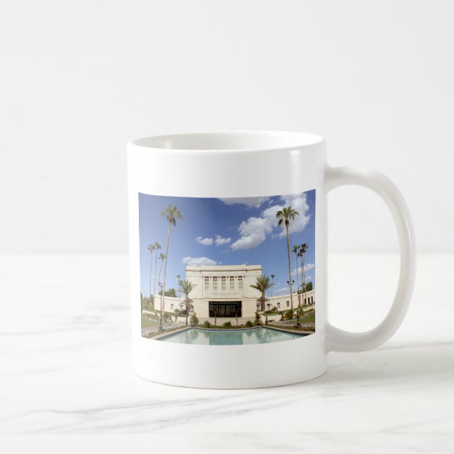 lds mesa arizona temple mormon picture coffee mug (Right)