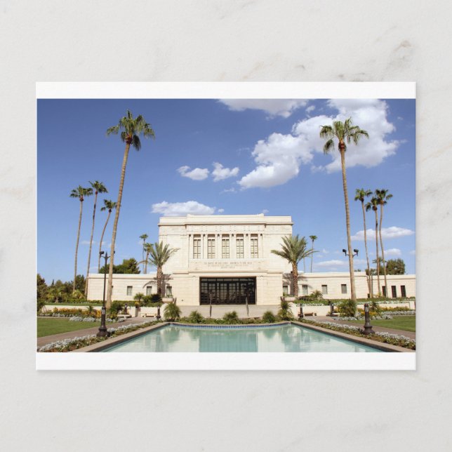 lds mesa arizona temple mormon picture postcard (Front)