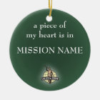 LDS Missionary Ornament. customizable