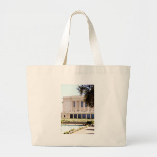lds mormon mesa arizona temple picture large tote bag