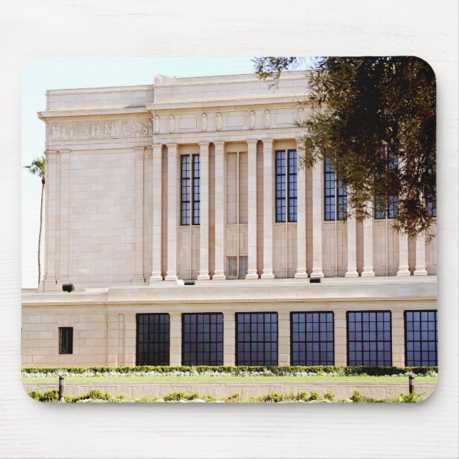 lds mormon mesa arizona temple picture mouse pad (Front)