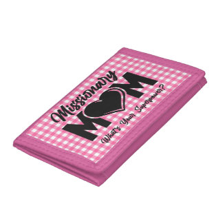 LDS Mormon Missionary Mom Trifold Photo Wallet