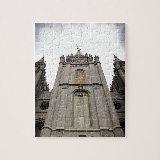 LDS Mormon Salt Lake City Temple photograph Jigsaw Puzzle (Vertical)