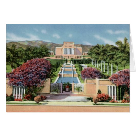 LDS Mormon Temple Laie Oahu Hawaii (Front Horizontal)