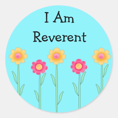 LDS Primary Stickers _ I Am Reverent