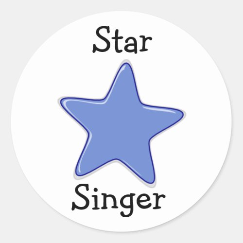 LDS Primary Stickers _ Star SInger