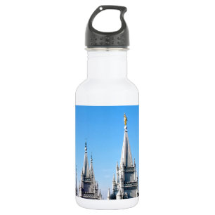 lds salt lake city temple angel moroni water bottle