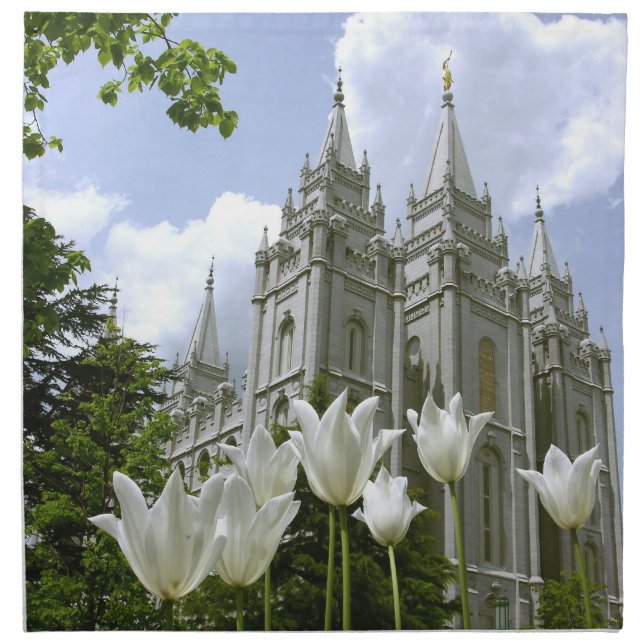 LDS Salt Lake City Temple Napkin (Front)