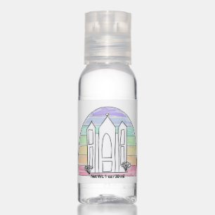 LDS Salt Lake City Temple rainbow sunset mormon Hand Sanitizer