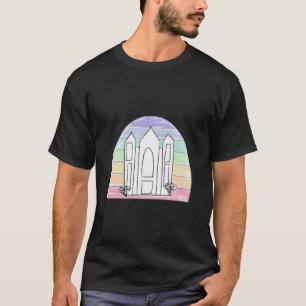 LDS Salt Lake City Temple rainbow sunset mormon  T-Shirt