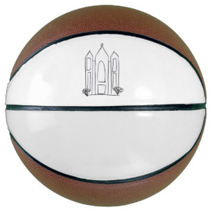 LDS Salt Lake City Temple simple modern mormon  Basketball