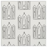 LDS Salt Lake City Temple simple modern mormon  Fabric