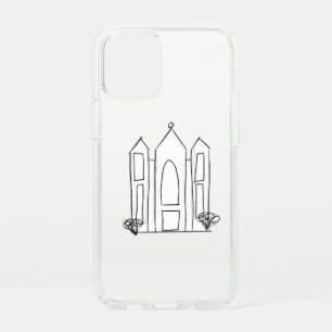 LDS Salt Lake City Temple simple modern mormon Speck iPhone 12 Mini Case