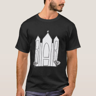 LDS Salt Lake City Temple simple modern mormon  T-Shirt