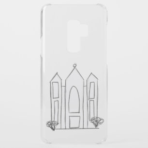 LDS Salt Lake City Temple simple modern mormon Uncommon Samsung Galaxy S9 Plus Case