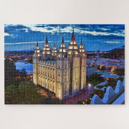 LDS Salt Lake Temple Utah jigsaw puzzle
