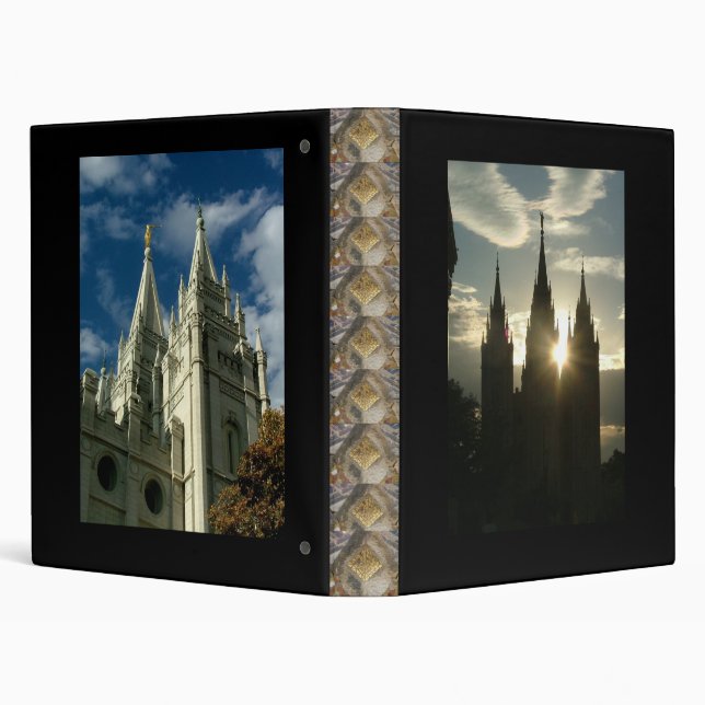 LDS Temple 3 Ring Binder (Background)