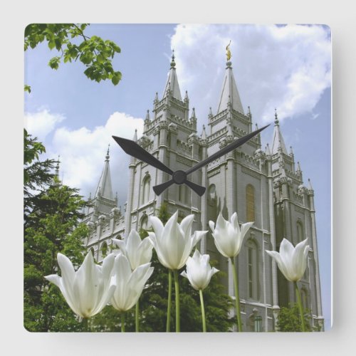 LDS Temple Square Wall Clock