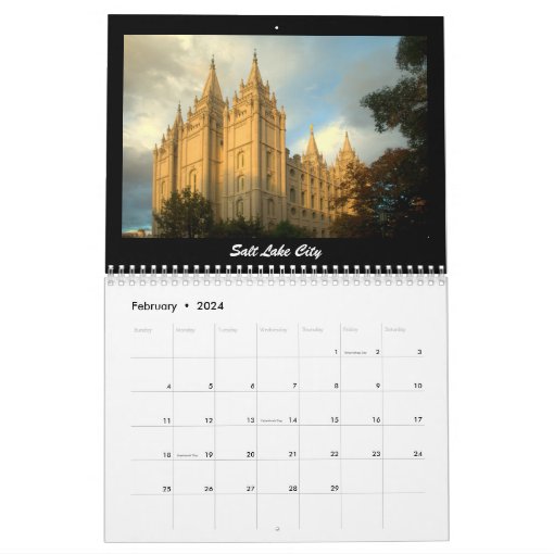 LDS Temples 2018 Calendar | Zazzle