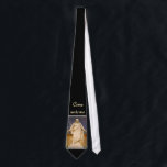 LDS Tie: The Christus Tie<br><div class="desc">Tie with image of the famous Christus statue by Bertel Thorvaldsen . Wonderful gift for any Mormon friends,  LDS family,  or yourself. Great tie to wear for church meetings.</div>