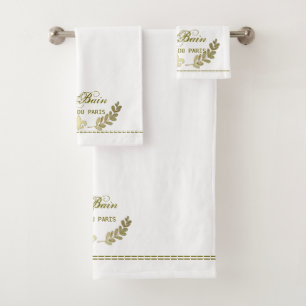 Le Bain Du Paris Bathroom Towel Set