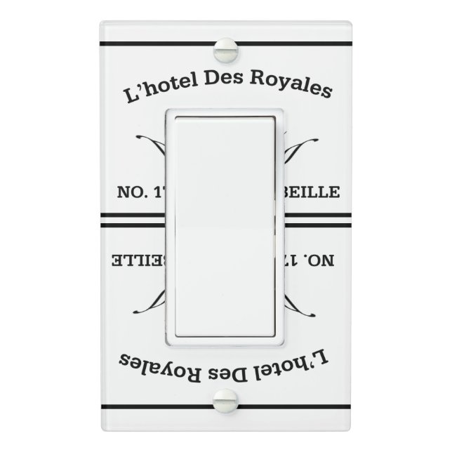 Le Bain Light Switch Cover (In Situ)