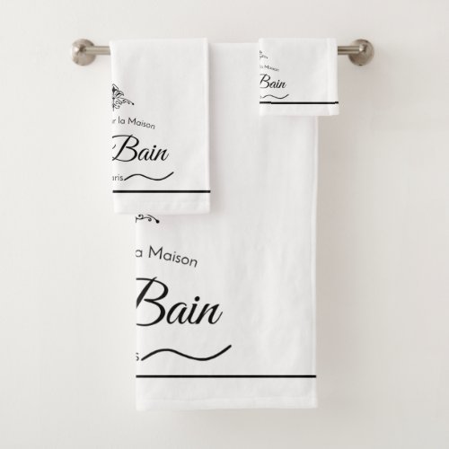 Le Bain Paris Bath Towel Set