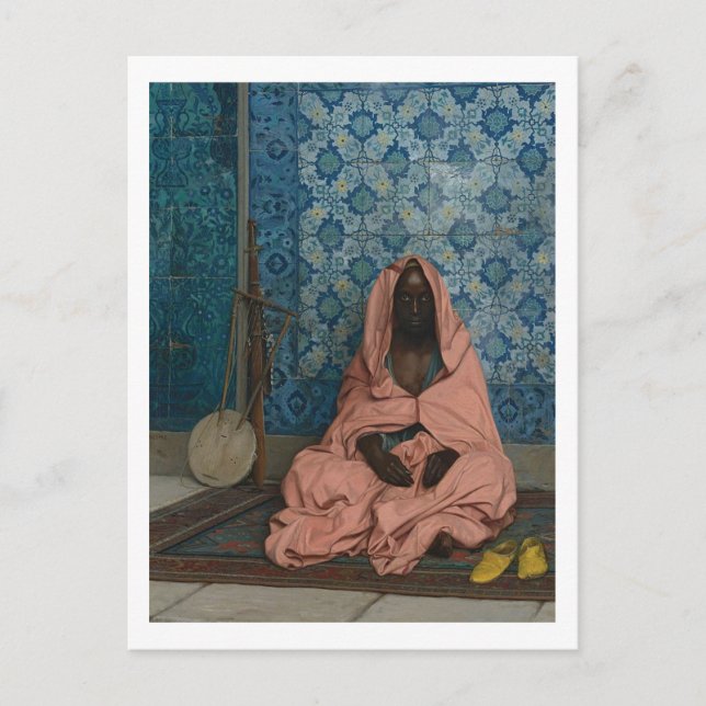 Le Barde Noir by Jean-Léon Gérôme, c1888 Postcard (Front)