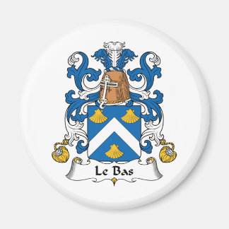 Le Bas Family Crest Magnet