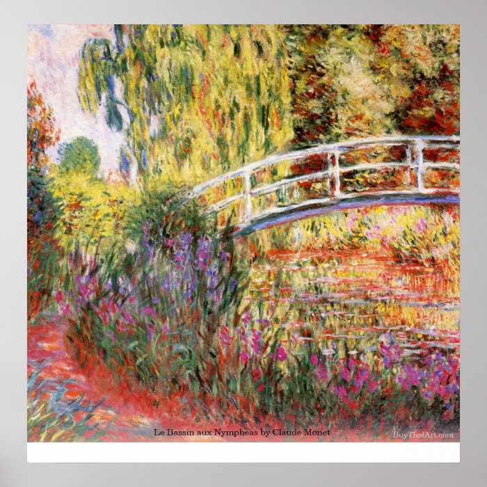 Le Bassin aux Nympheas by Claude Monet Posters