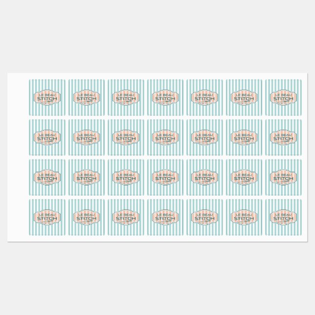 Le Beau Stitch Labels (Sheet)