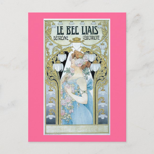 le Bec Lias Dethrone l'Ectricite Postcard (Front)