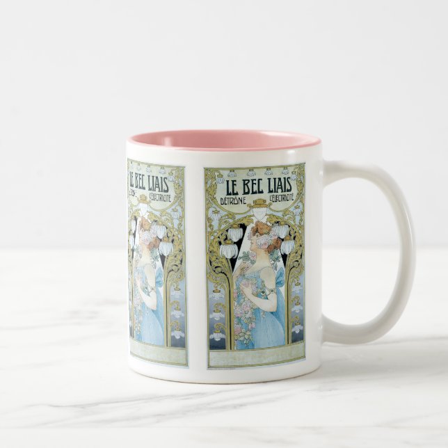 le Bec Lias Dethrone l'Ectricite Two-Tone Coffee Mug (Right)
