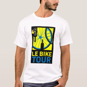 Le Bike Tour Art T-Shirt