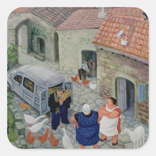 Le Boulanger Square Sticker (Front)