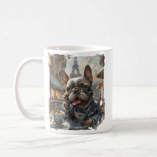 Le Caf Bulldog Coffee Mug