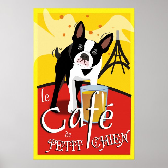 Le Cafe de Petit Chien (jour) Poster (Front)