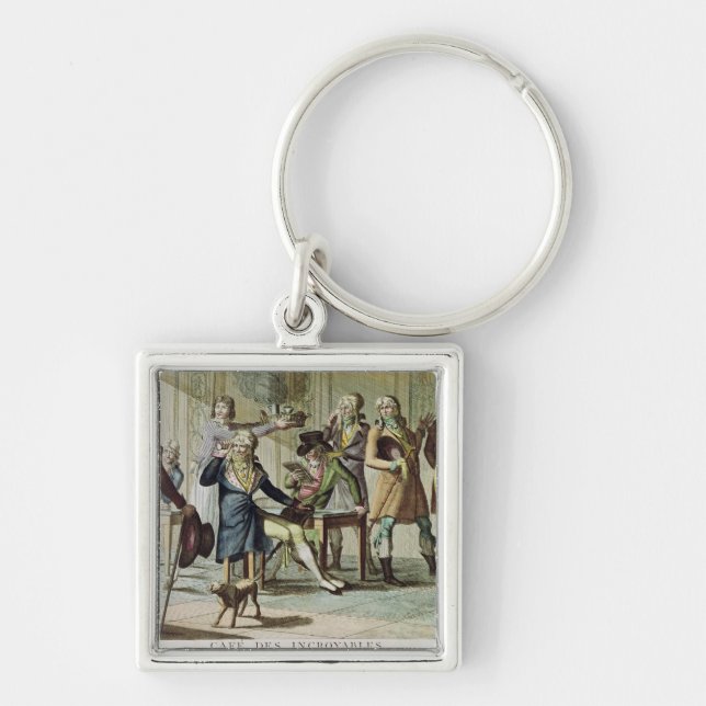Le Cafe des Incroyables, 1797 Keychain (Front)